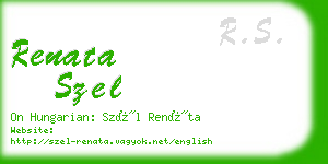 renata szel business card